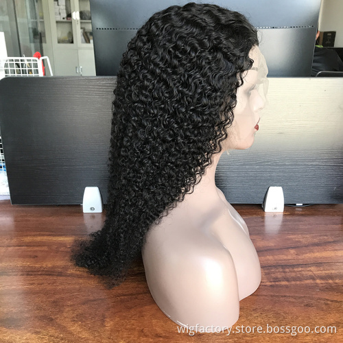Bianfa 13*4 Jerry Curl Human Lace Wig, Curly Human Wig Brazilian,Lace Wig 100% Human Hair Wigs Pre Plucked For Black Women